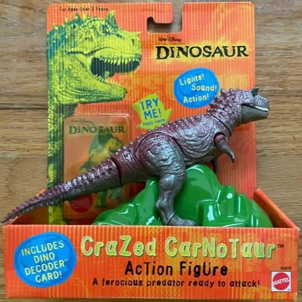 Vintage Disney Dinosaur Movie 2000 Crazed Carnotaur Mattel 9